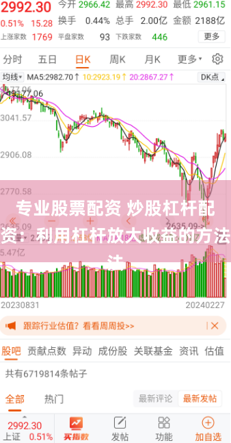 专业股票配资 炒股杠杆配资：利用杠杆放大收益的方法